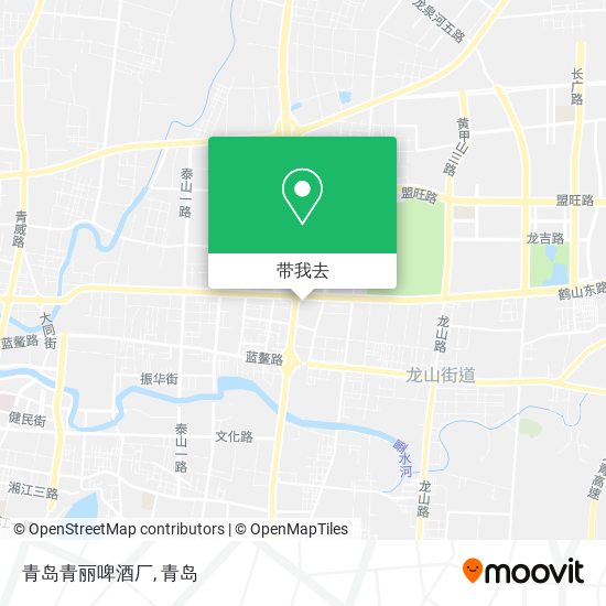 青岛青丽啤酒厂地图