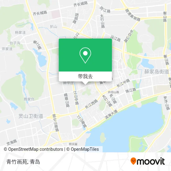 青竹画苑地图