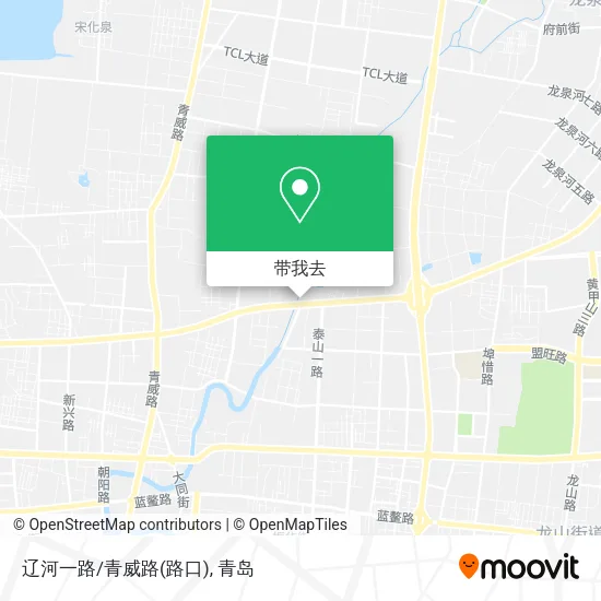 辽河一路/青威路(路口)地图