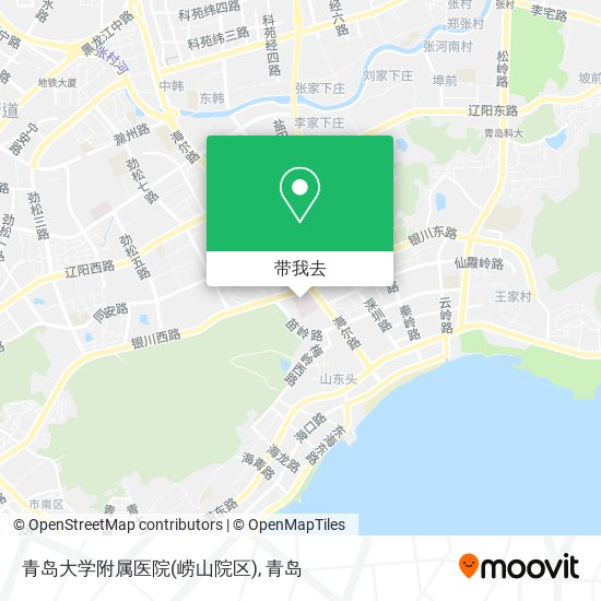 青岛大学附属医院(崂山院区)地图