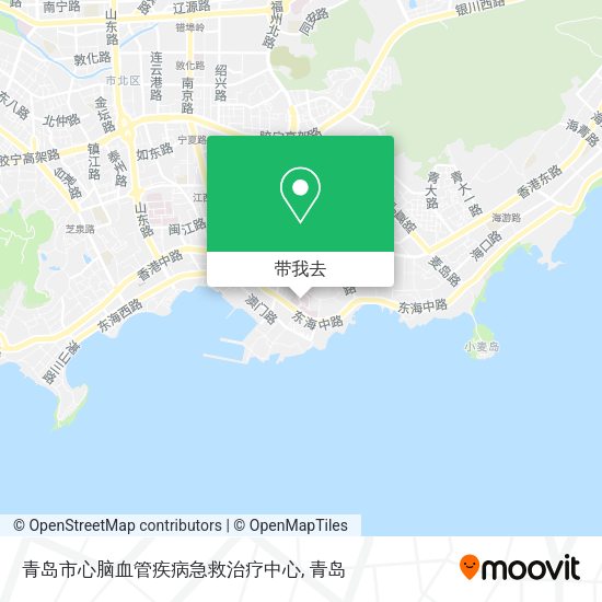 青岛市心脑血管疾病急救治疗中心地图