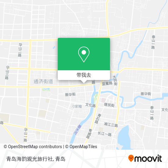 青岛海韵观光旅行社地图