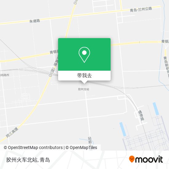 胶州火车北站地图