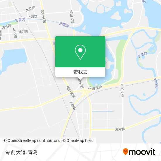站前大道地图