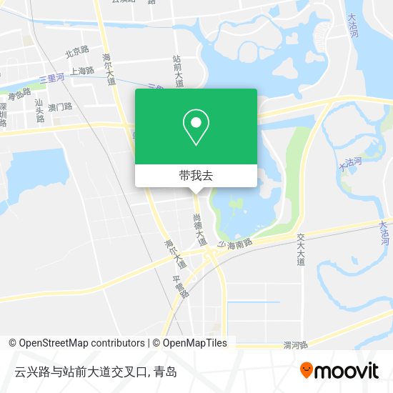 云兴路与站前大道交叉口地图