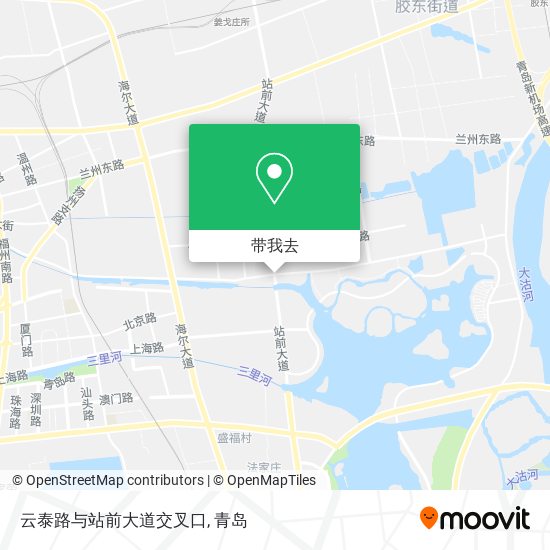 云泰路与站前大道交叉口地图