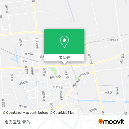 名安医院地图