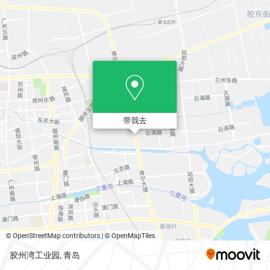胶州湾工业园地图