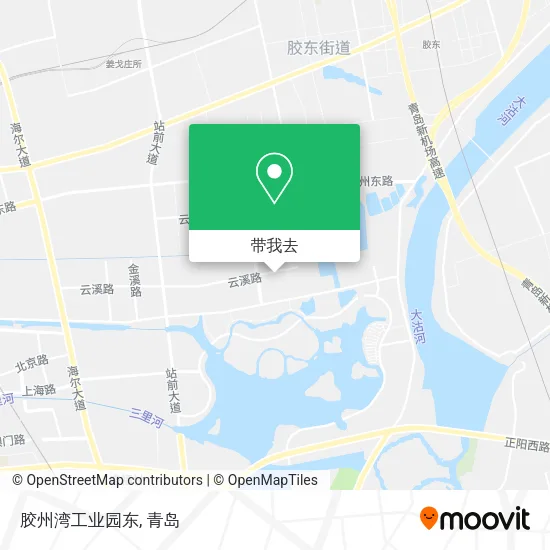 胶州湾工业园东地图