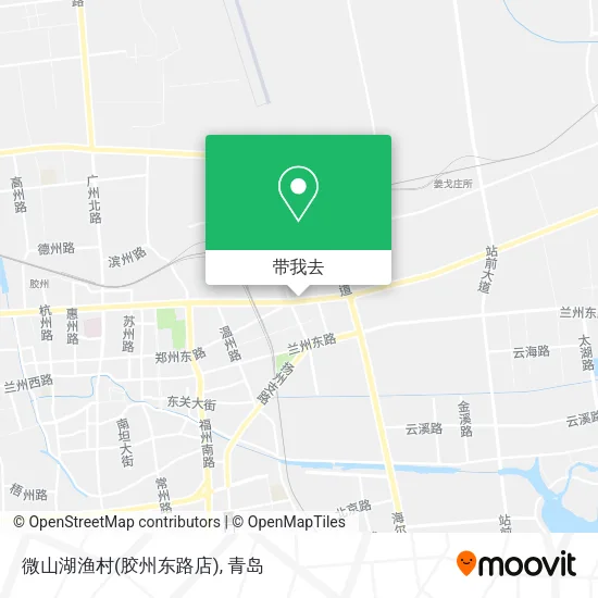 微山湖渔村(胶州东路店)地图