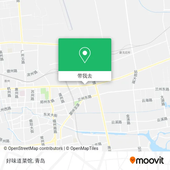好味道菜馆地图