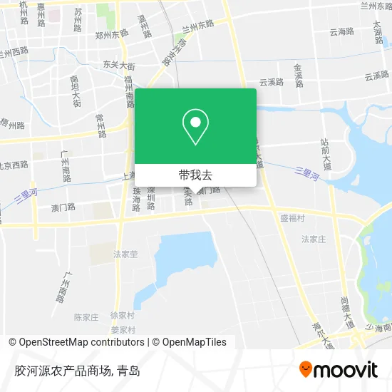 胶河源农产品商场地图