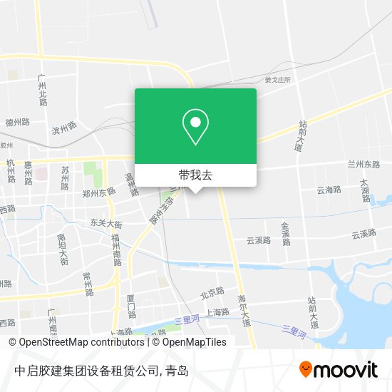 中启胶建集团设备租赁公司地图