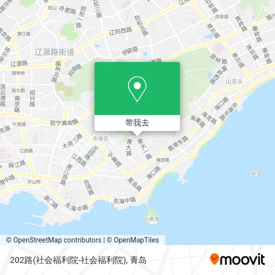 202路(社会福利院-社会福利院)地图