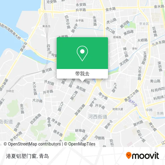 港夏铝塑门窗地图