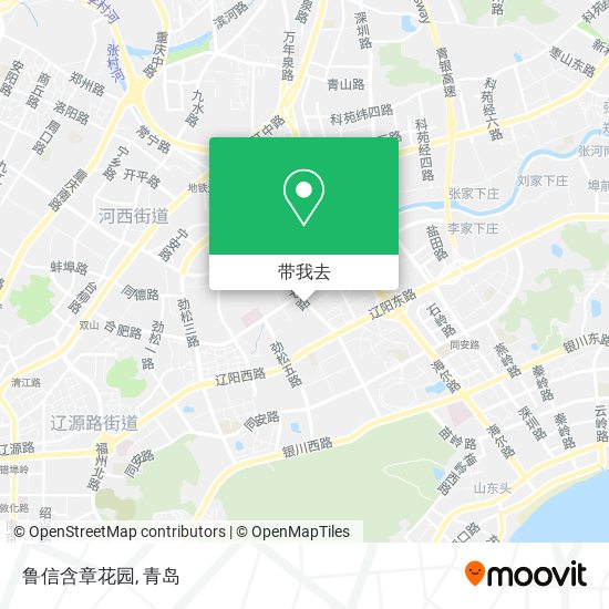 鲁信含章花园地图