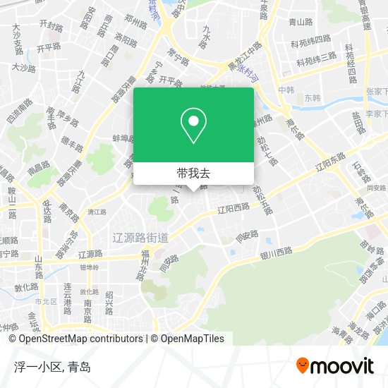 浮一小区地图