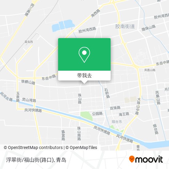 浮翠街/福山街(路口)地图