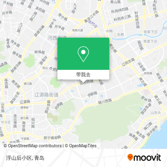 浮山后小区地图