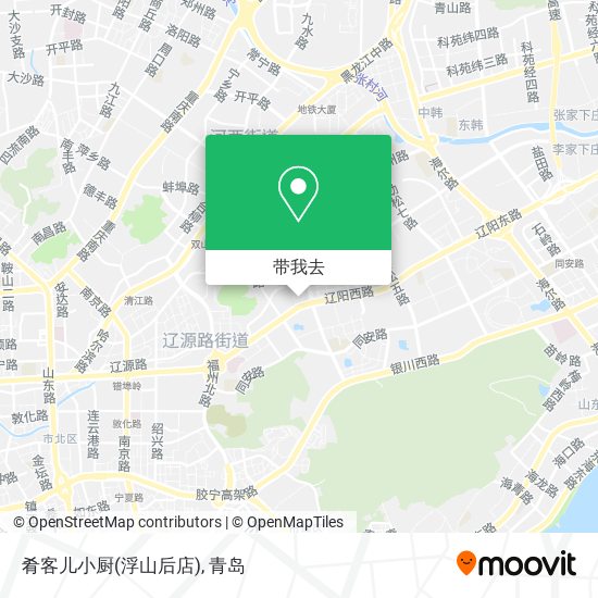 肴客儿小厨(浮山后店)地图