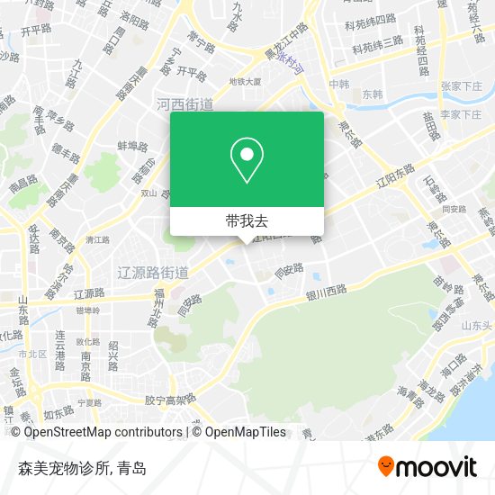 森美宠物诊所地图