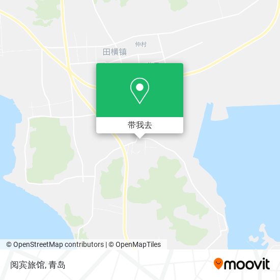 阅宾旅馆地图