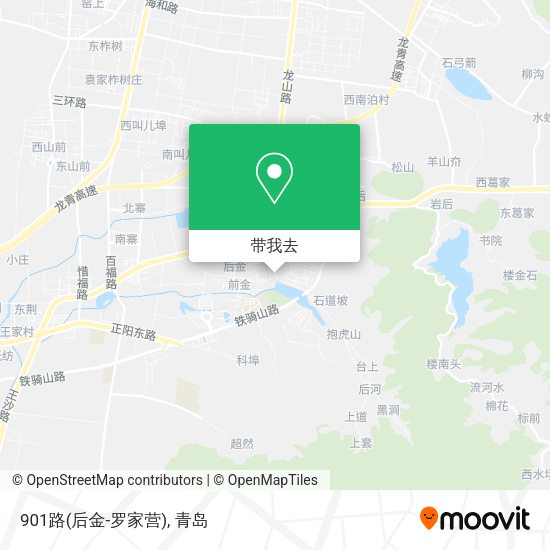 901路(后金-罗家营)地图