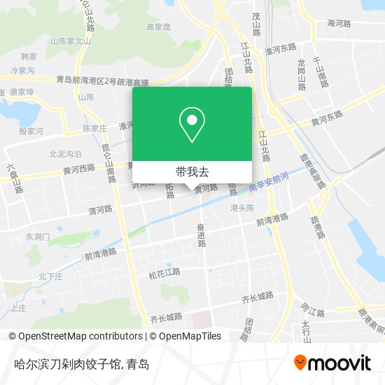 哈尔滨刀剁肉饺子馆地图