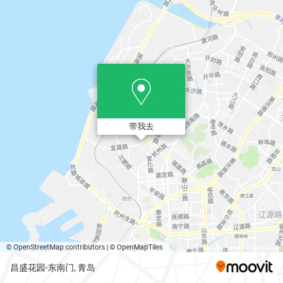 昌盛花园-东南门地图