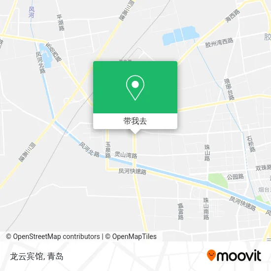 龙云宾馆地图