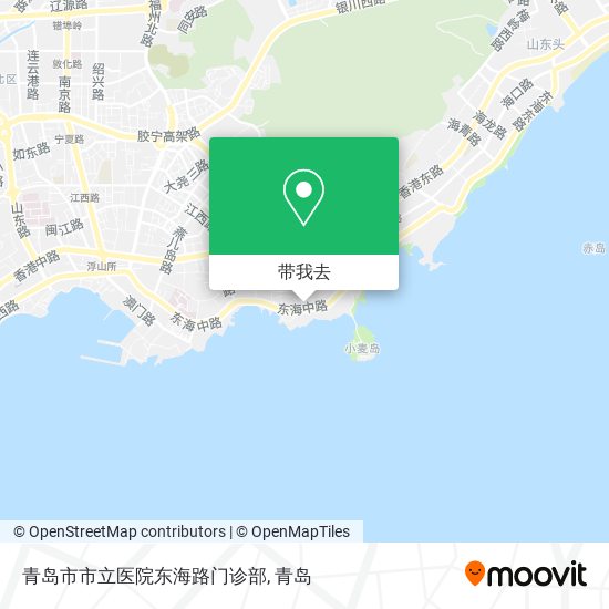 青岛市市立医院东海路门诊部地图