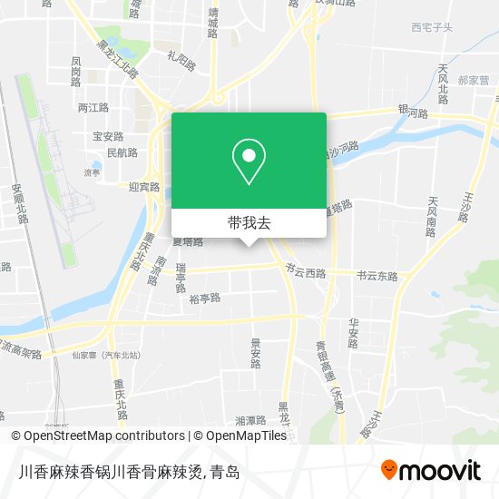 川香麻辣香锅川香骨麻辣烫地图