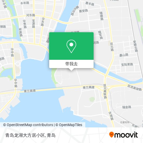 青岛龙湖大方居小区地图