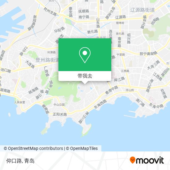 仰口路地图
