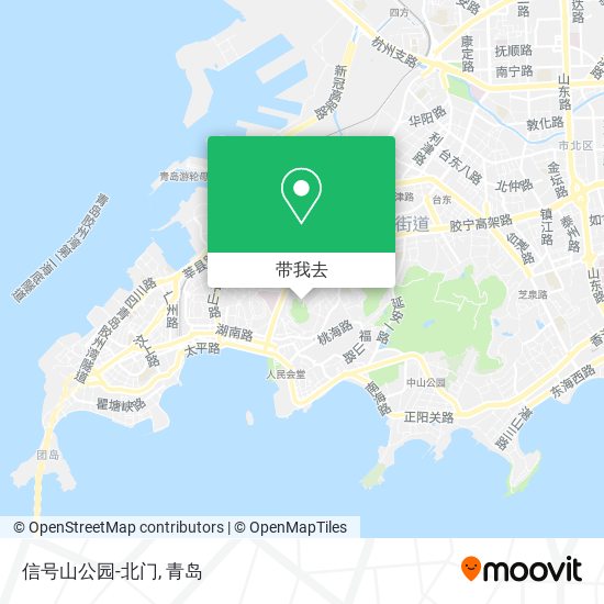 信号山公园-北门地图