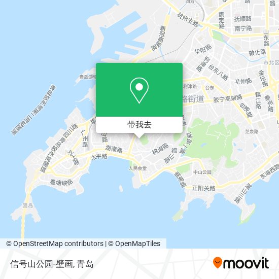 信号山公园-壁画地图