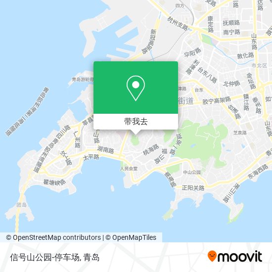 信号山公园-停车场地图