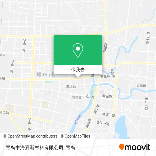青岛中海嘉新材料有限公司地图