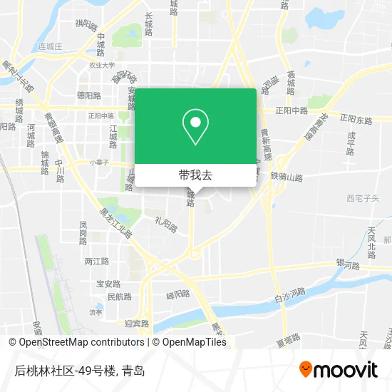 后桃林社区-49号楼地图