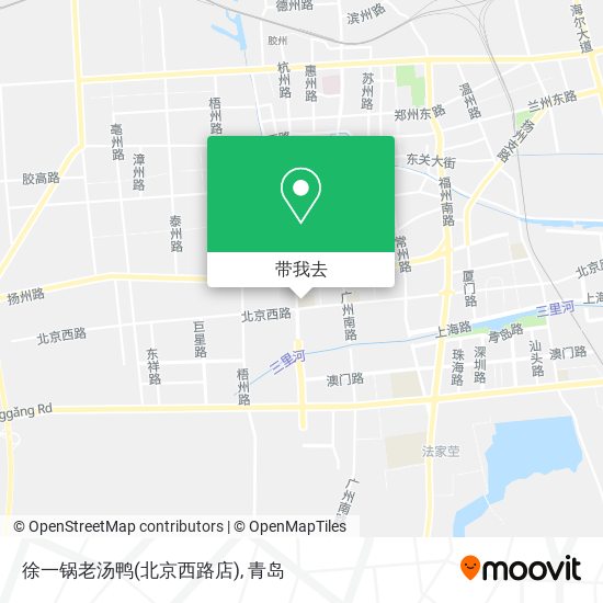 徐一锅老汤鸭(北京西路店)地图