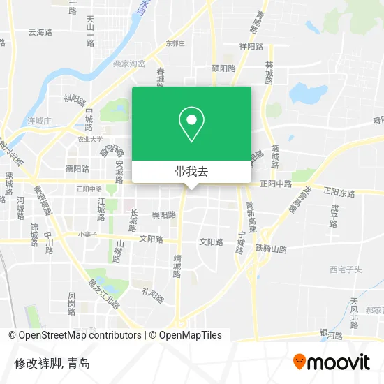 修改裤脚地图