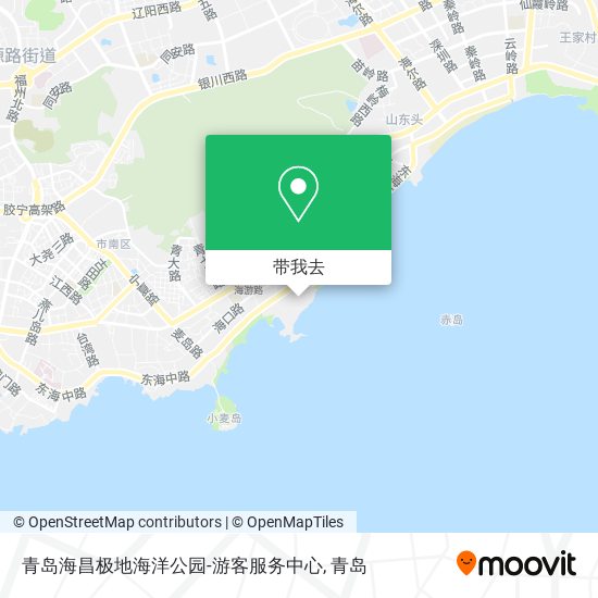 青岛海昌极地海洋公园-游客服务中心地图