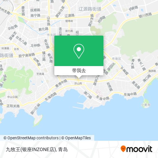 九牧王(银座INZONE店)地图