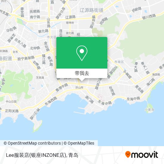 Lee服装店(银座INZONE店)地图