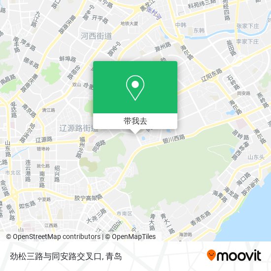 劲松三路与同安路交叉口地图