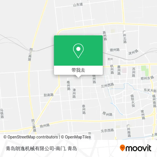 青岛朗逸机械有限公司-南门地图