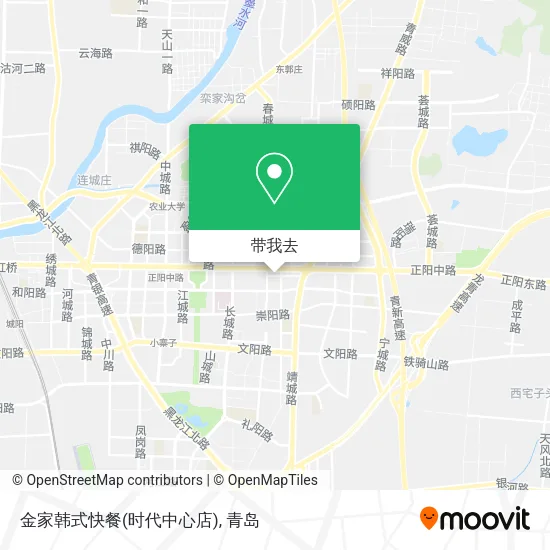 金家韩式快餐(时代中心店)地图