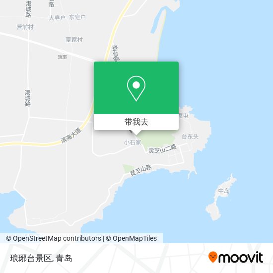 琅琊台景区地图