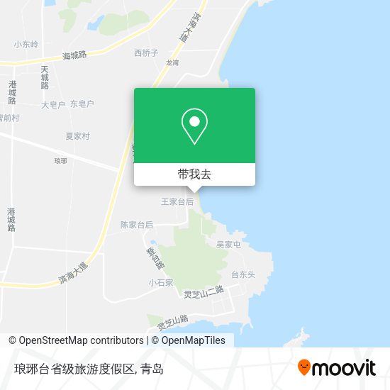 琅琊台省级旅游度假区地图