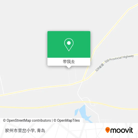 胶州市里岔小学地图